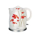 Feel-Maestro MR-066-RED FLOWERS electric kettle 1.5 L 1200 W Red White - Electric kettlesAGD-CZE<<<Home Appliance