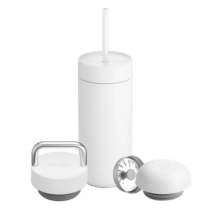 Fellow Carter thermal mug set + 3 caps white matt 473 ml - Flasks & thermal mugsAGD-TKT<<<Home Appliance