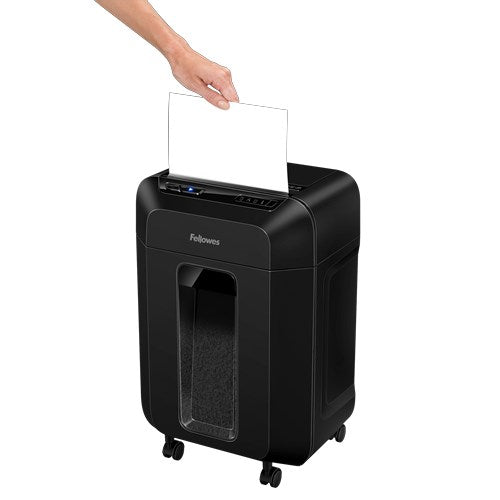 Fellowes AutoMax 90M paper shredder Micro-cut shredding Black