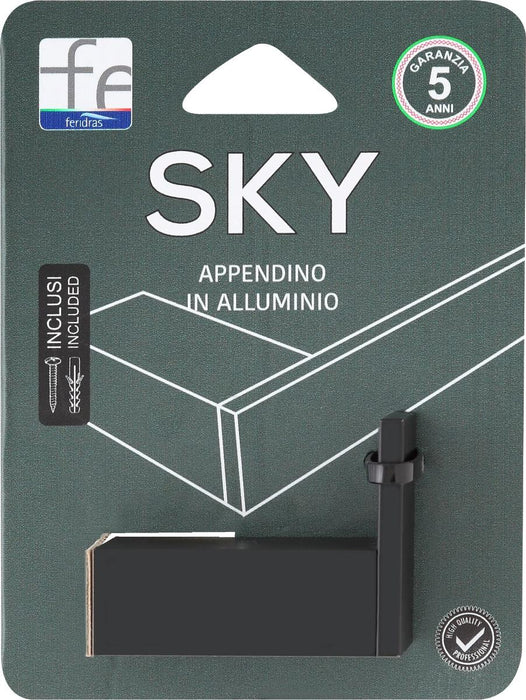 TOWEL HANGER SKY ALU BLACK