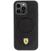 Ferrari Carbon Metal Logo MagSafe case for iPhone 15 Pro Max - black - Cell phone cases and covers<<<HurtelXML