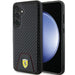 Ferrari Carbon Stitched Bottom case for Samsung Galaxy S24+ - black - Cell phone cases and covers<<<HurtelXML