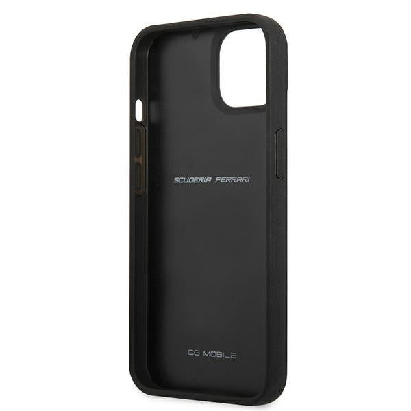 Ferrari FEHCP13SFCABK iPhone 13 mini 5.4’’ black/black hardcase On Track Real Carbon - Cell phone cases