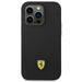 Ferrari FEHCP14LSIBBK iPhone 14 Pro 6.1’’ black/black hardcase Silicone Metal Logo - Cell phone cases
