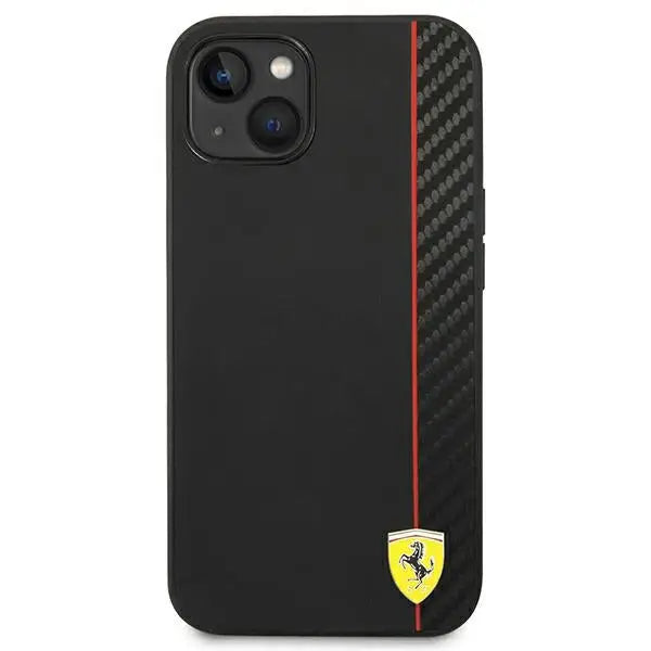 Ferrari FEHCP14MAXBK iPhone 14 Plus 6.7’’ black/black hardcase Carbon - Cell phone cases and covers<<<HurtelXML