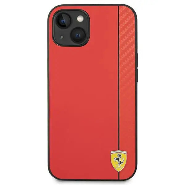 Ferrari FEHCP14MAXRE iPhone 14 Plus 6.7’’ red/red hardcase Carbon - Cell phone cases and covers<<<HurtelXML