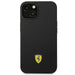 Ferrari FEHCP14MSIBBK iPhone 14 Plus 6.7’’ black/black hardcase Silicone Metal Logo - Cell phone cases