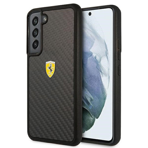Ferrari FEHCS22MFCAK S22+ S906 black/black hardcase On Track Real Carbon - Cell phone cases and covers<<<HurtelXML