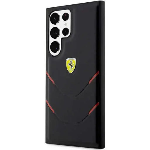 Ferrari FEHCS23LPBAK S23 Ultra S918 black/black hardcase Hot Stamp Lines - Cell phone cases and covers<<<HurtelXML