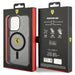 Ferrari FEHMP14LUKK iPhone 14 Pro 6.1’’ black/black hardcase Translucent Magsafe - Cell phone cases