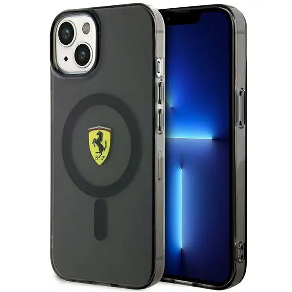 Ferrari FEHMP14MURKK iPhone 14 Plus 6.7’’ black/black hardcase Translucent Magsafe - Cell phone cases