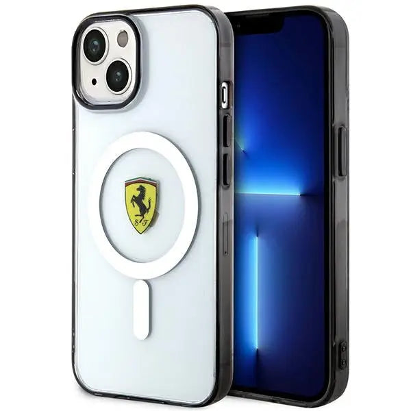 Ferrari FEHMP14MURKT iPhone 14 Plus 6.7’’ clear/transparent hardcase Outline Magsafe - Cell phone cases