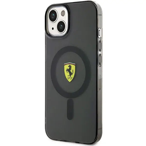 Ferrari FEHMP14SURKK iPhone 14 6.1’’ black/black hardcase Translucent Magsafe - Cell phone cases and covers<<<HurtelXML