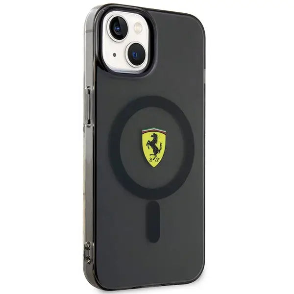 Ferrari FEHMP14SURKK iPhone 14 6.1’’ black/black hardcase Translucent Magsafe - Cell phone cases and covers<<<HurtelXML