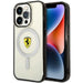Ferrari FEHMP14XURKT iPhone 14 Pro Max 6.7’’ clear/transparent hardcase Outline Magsafe - Cell phone cases