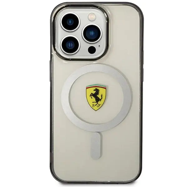 Ferrari FEHMP14XURKT iPhone 14 Pro Max 6.7’’ clear/transparent hardcase Outline Magsafe - Cell phone cases