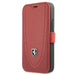 Ferrari FEOGOFLBKP12SRE iPhone 12 mini 5.4’’ red/red book Off Track Perforated - Cell phone cases and covers<<<HurtelXML