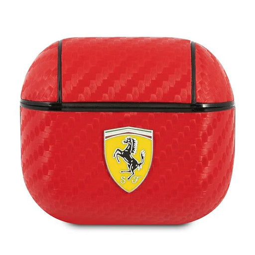 Ferrari FESA3CARE AirPods 3 cover red/red On Track PU Carbon - Cell phone cases and covers<<<HurtelXML