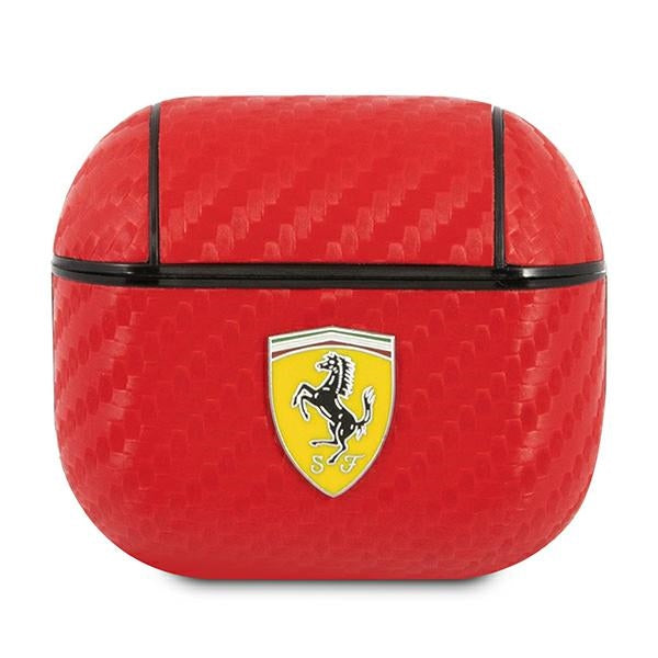 Ferrari FESA3CARE AirPods 3 cover red/red On Track PU Carbon - Cell phone cases and covers<<<HurtelXML