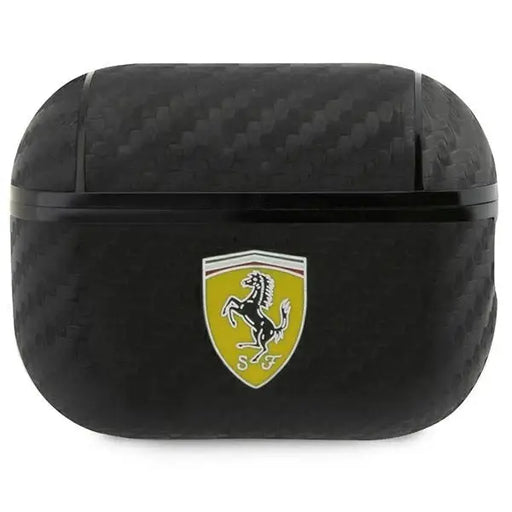 Ferrari FESAP2CABK AirPods Pro 2 cover black/black On Track PU Carbon - Cell phone cases and covers<<<HurtelXML