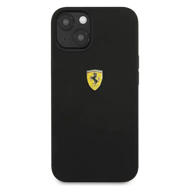 Ferrari FESSIHCP13MBK iPhone 13 6.1’’ black/black hardcase Silicone - Cell phone cases and covers<<<HurtelXML