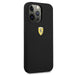Ferrari FESSIHCP13XBK iPhone 13 Pro Max 6.7’’ black/black hardcase Silicone - Cell phone cases and covers<<<HurtelXML