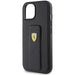 Ferrari Grip Stand Metal Logo case for iPhone 15 - black - Cell phone cases and covers<<<HurtelXML