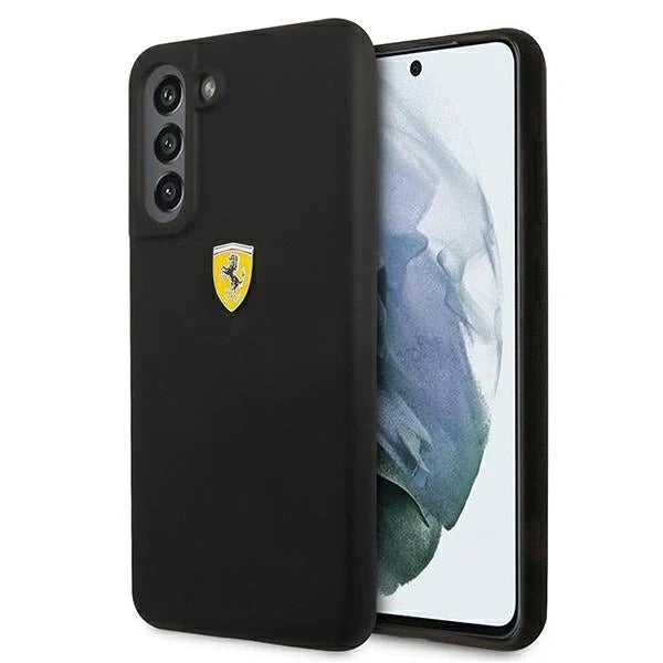 Ferrari Hardcase FESSIHCS21FBK S21 FE G990 black/black Silicone - Cell phone cases and covers<<<HurtelXML