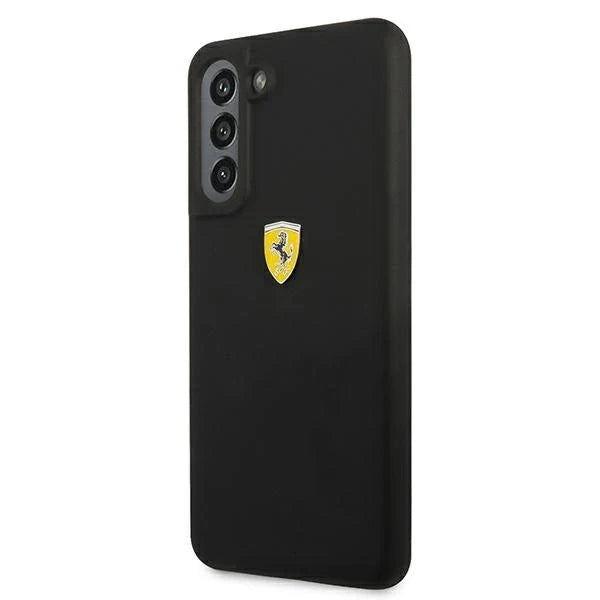 Ferrari Hardcase FESSIHCS21FBK S21 FE G990 black/black Silicone - Cell phone cases and covers<<<HurtelXML