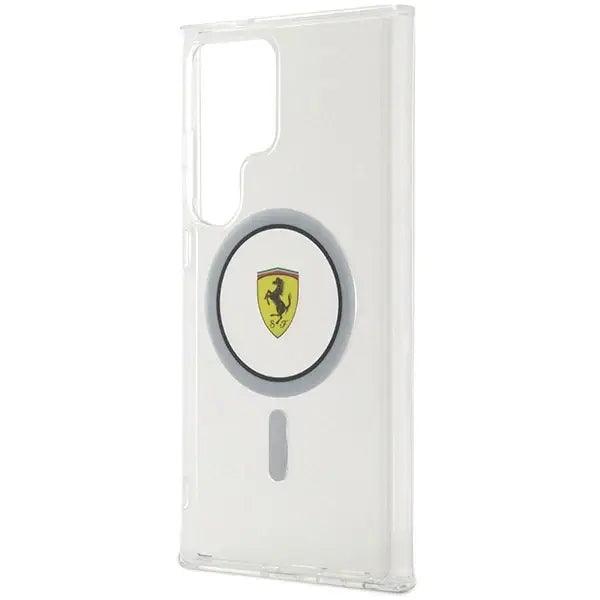 Ferrari IML Transp Inner Circle Line MagSafe case for Samsung Galaxy S24 Ultra - black - Cell phone cases