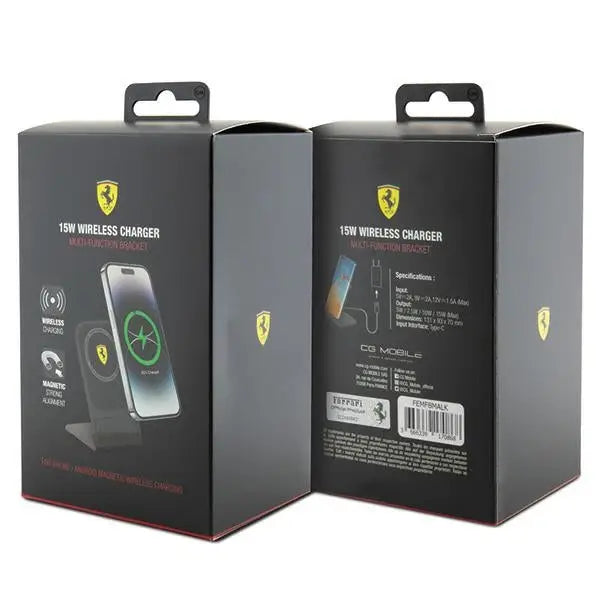 Ferrari nice. induction FEMFBMALK 15W black/black 2023 Collection MagSafe - Cell phone cases and covers<<<HurtelXML