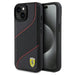 Ferrari Perforated Waves Metal Logo case for iPhone 15 / 14 / 13 - black - Cell phone cases and covers<<<HurtelXML