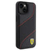 Ferrari Perforated Waves Metal Logo case for iPhone 15 / 14 / 13 - black - Cell phone cases and covers<<<HurtelXML