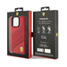 Ferrari Perforated Waves Metal Logo case for iPhone 15 Pro - red - Cell phone cases and covers<<<HurtelXML