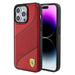 Ferrari Perforated Waves Metal Logo case for iPhone 15 Pro - red - Cell phone cases and covers<<<HurtelXML