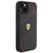 Ferrari Twist Metal Logo case for iPhone 15 Plus - black - Cell phone cases and covers<<<HurtelXML