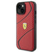 Ferrari Twist Metal Logo case for iPhone 15 - red - Cell phone cases and covers<<<HurtelXML
