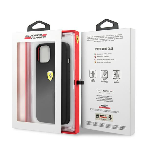Ferrari FESSIHCP13MBK iPhone 13 6.1&quot; black/black hardcase Silicone
