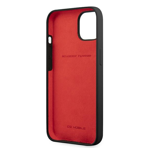 Ferrari FESSIHCP13SBK iPhone 13 mini 5.4" black/black hardcase Silicone