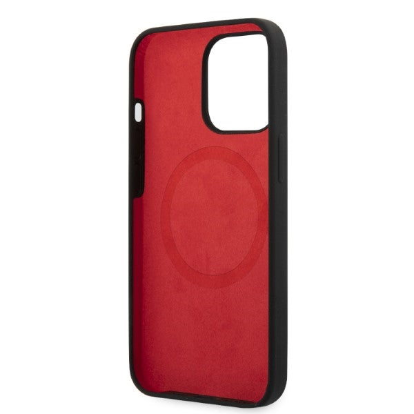 Ferrari FESSIHMP13LBK iPhone 13 Pro / 13 6.1" black/black hardcase Silicone MagSafe