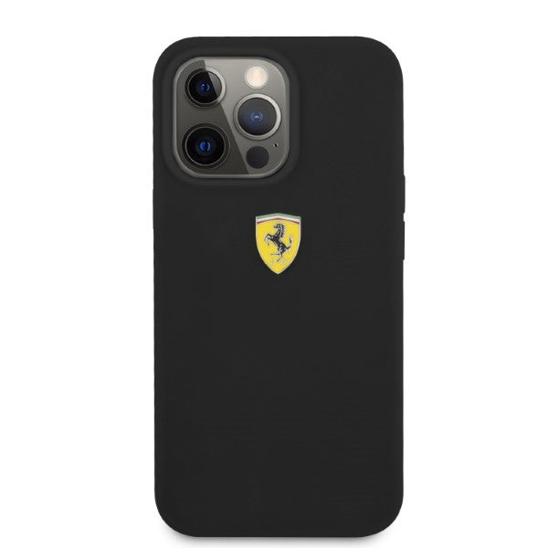 Ferrari FESSIHMP13XBK iPhone 13 Pro Max 6.7" black/black hardcase Silicone MagSafe