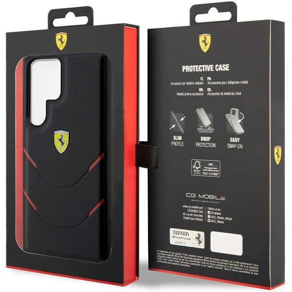 Ferrari FEHCS23LPBAK S23 Ultra S918 black/black hardcase Hot Stamp Lines