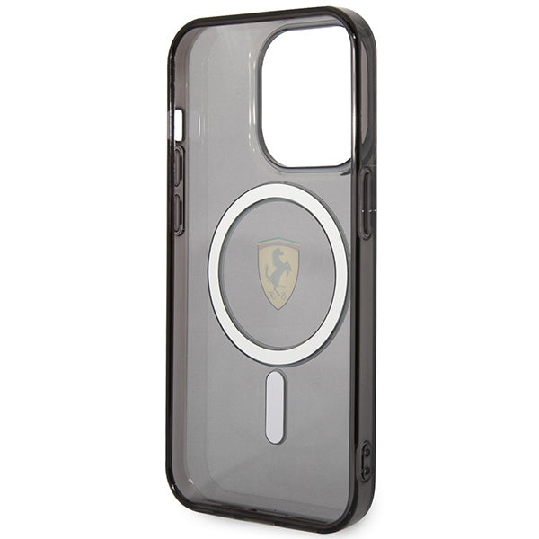 Ferrari FEHMP14LUKK iPhone 14 Pro 6.1" black/black hardcase Translucent Magsafe