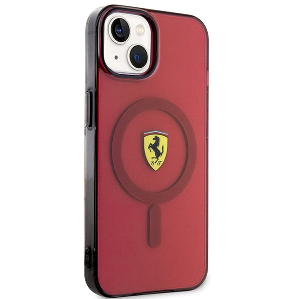 Ferrari FEHMP14SURKR iPhone 14 6.1" red/red hardcase Translucent Magsafe