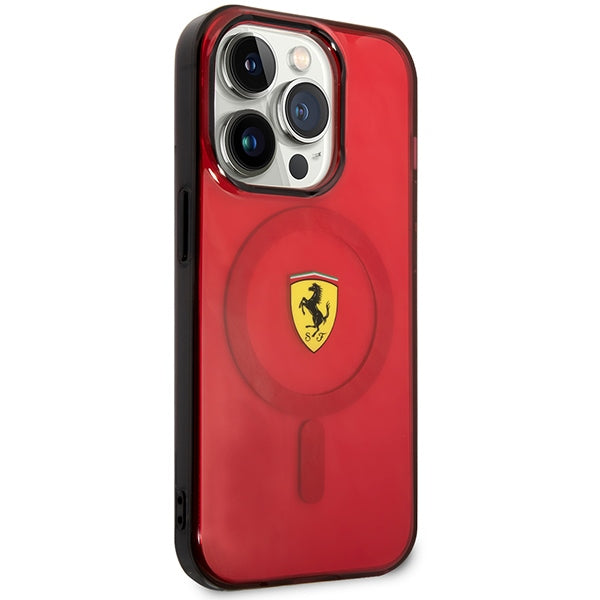 Ferrari FEHMP14XURKR iPhone 14 Pro Max 6.7" red/red hardcase Translucent Magsafe