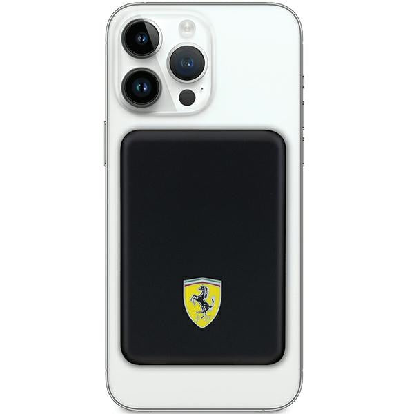 Powerbank Ferrari Metal Logo MagSafe 15W 5000mAh - black