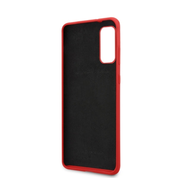 Ferrari Silicone Case for Samsung Galaxy S20 - Red