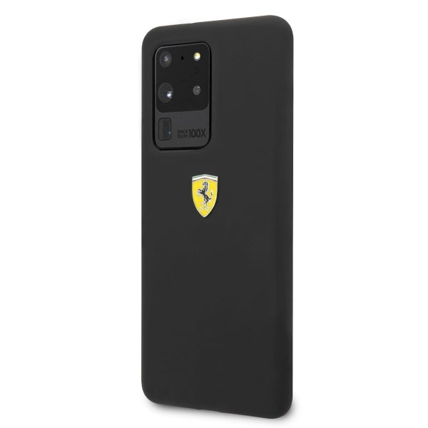 Ferrari Hardcase FESSIHCS69BK S20 Ultra G988 black/black Silicone