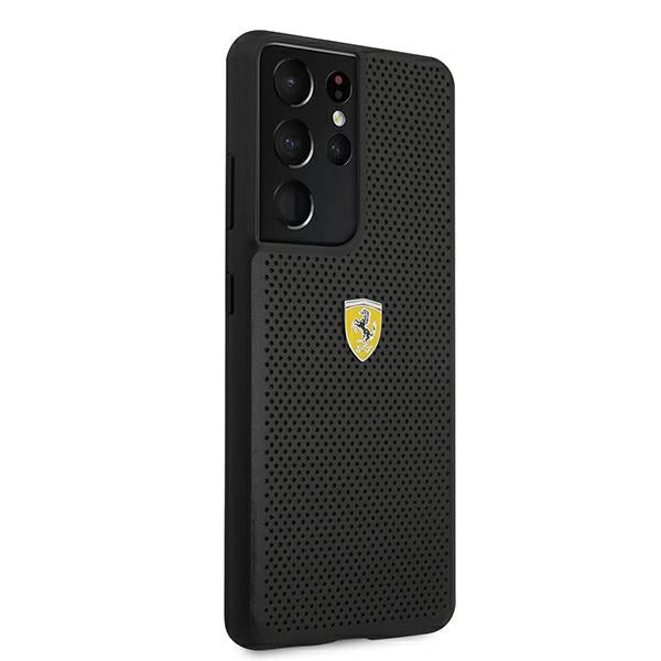 Ferrari FESPEHCS21LBK S21 Ultra G996 black/black hardcase On Track Perforated