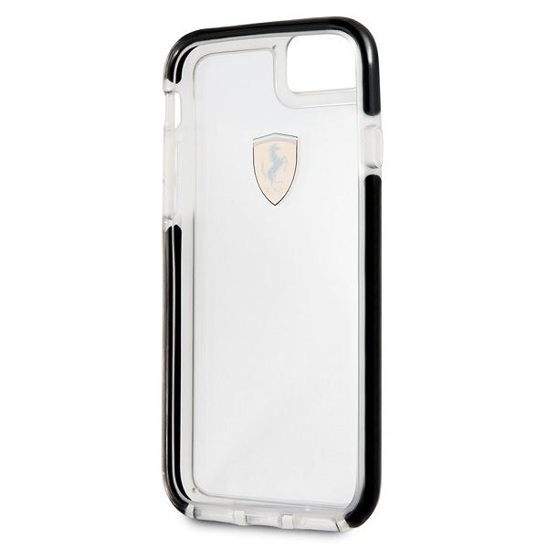 Ferrari Hardcase FEGLHCP7BK iPhone 7/8 SE 2020 / SE 2022 Shockproof transparent black